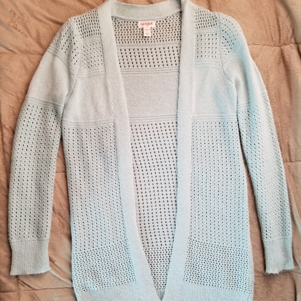 Cat & Jack (Girls 10/12) Soft Pastel Blue Sweater